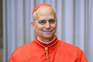 Pope Leo when he was appointed Cardinal in 2023 (Image via Getty)